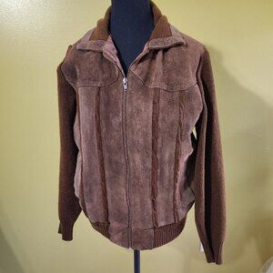 Men's 1970s Vintage Alvin Josef Suede and Acrylic Jacket M